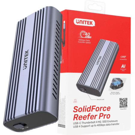 Obudowa dysku Unitek S1226A M.2 SSD PCIe/NVMe 40Gbps