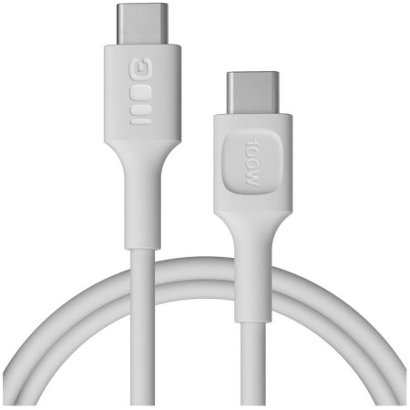 KABEL USB-C / USB-C Greencell PowerFlex 120cm PD 100W biały silikonowy