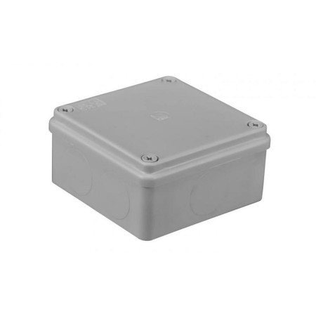 Puszka hermetyczna 100 x 100 x 50 bez dławików IP65 bezhalogenowa, szara PAWBOL S-BOX 116