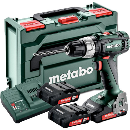 Wiertarko-Wkrętarka akumulatorowa Metabo BS 18 L 2x2ah, ładowarka