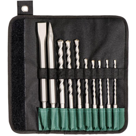 Zestaw wierteł i dłut Metabo w zwijanym etui