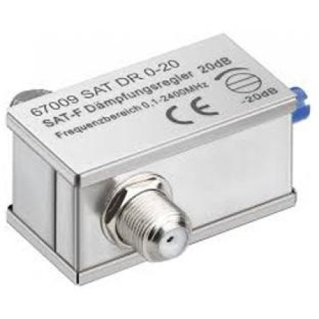 Tłumik kątowy regulowany SAT/DVB-T 0-20dB 5-2400Mhz