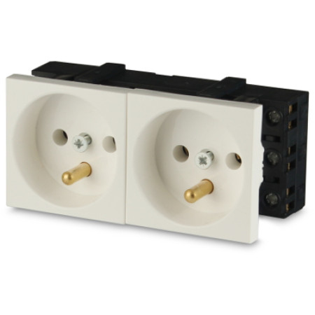 Gniazdo 2M elektryczne podwójne 