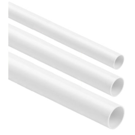 Rura elektroinstalacyjna sztywna, gładka BIAŁY RL-18 2m (PACZKA 25szt.)