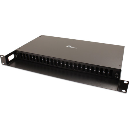 PRZEŁĄCZNICA ŚWIATŁOWODOWA GETFORT 1U 19 Cali 24xSC DUPLEX Z PÓŁKĄ