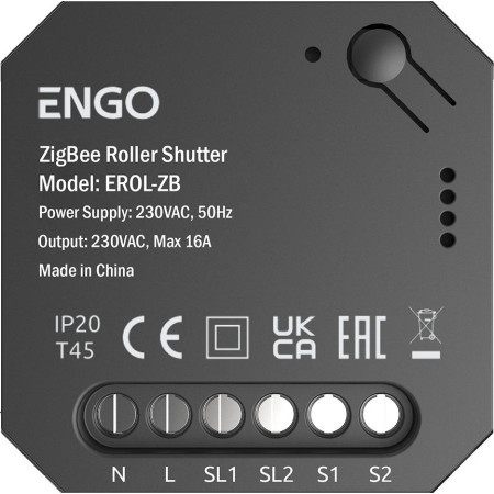 ENGO Controls EROL-ZB - Sterownik Rolet ZigBee do systemu ENGO Smart podtynkowy