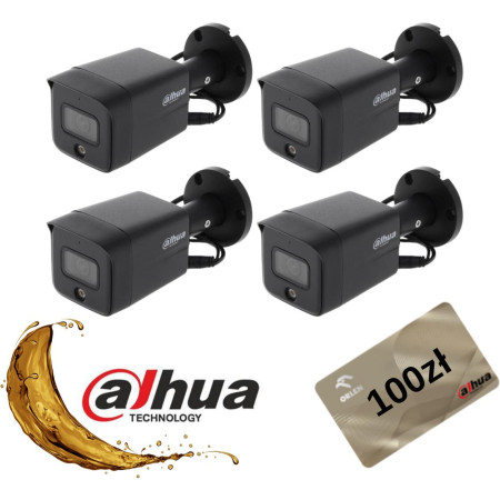 KAMERA IP DAHUA IPC-HFW1639TC-A-IL-0280B-S6-BLACK Opakowanie zbiorce 4szt.