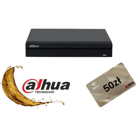 Zestaw Rejestrator IP Dahua NVR2104HS-4KS3 + Gratis