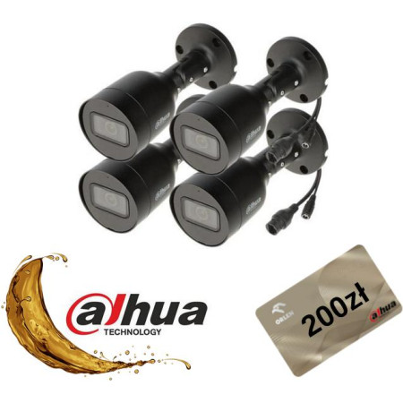 KAMERA IP DAHUA IPC-HFW1530S-0280B-S6-BLACK Opakowanie zbiorcze 4szt