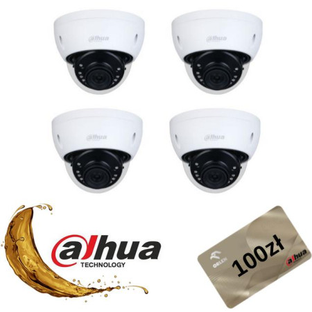 KAMERA DAHUA 4W1 HAC-HDBW1500E-0280B-S2 Opakowanie zbiorcze 4szt.