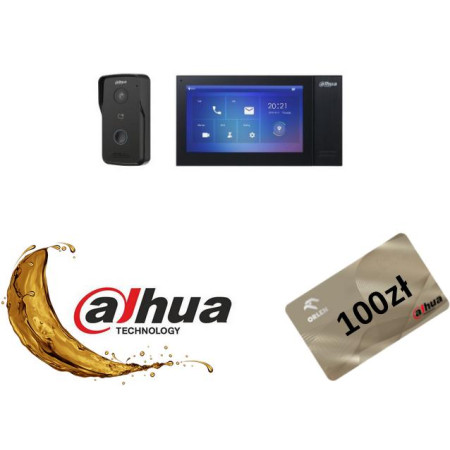 Zestaw wideodomofonowy DAHUA KTP02 + gratis
