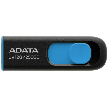 Adata Pendrive UV128 256GB USB 3.2 Gen1 czarno - niebieski
