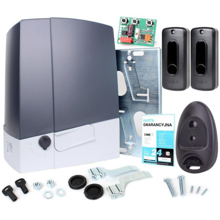 Zestaw CAME BXV 4 SAFE SPACE do 400kg bram przesuwnych