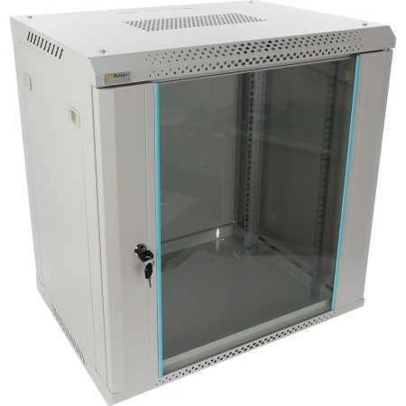 Szafa Rack 12U wisząca do złożenia 600x450 Pulsar  RWA1264-G szara