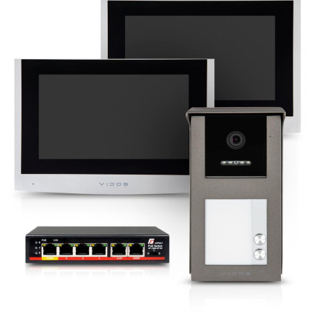 Wideodomofon VIDOS IPX S101-2/M100-X 