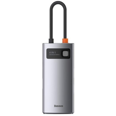 Hub USB Baseus Metal Gleam 4w1