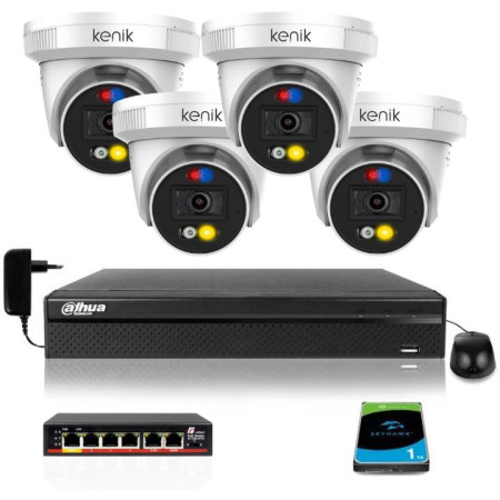 Zestaw monitoringu KAMERA IP KENIK KG-8430DAS-ILD-V2 (2.8mm)