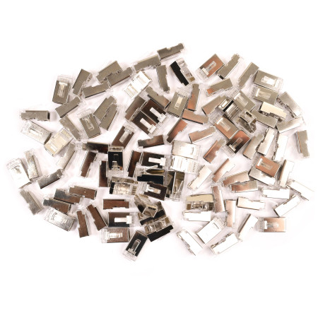 WTYK SIECIOWY GETFORT RJ45 CAT.6 8P8C EKRANOWANY z prowadnicą (100szt)