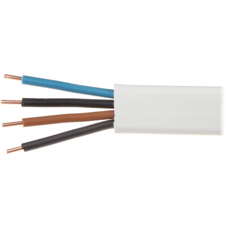 Przewód elektryczny drut płaski YDYp 450/750V 4x1,5mm2 ELEKTROKABEL 100m