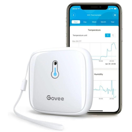 Govee H5179 Termometr i higrometr Wi-Fi, wyświetlacz