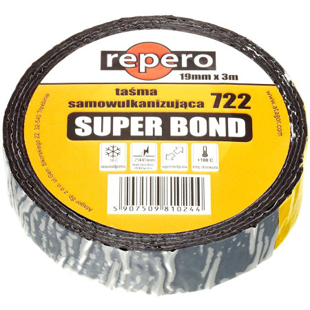 TAŚMA REPERO 722E SUPER BOND SAMOWULKANIZUJĄCA 19MMX3M