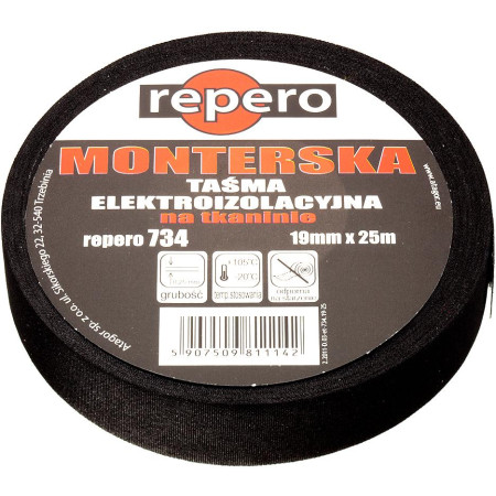 TAŚMA REPERO 734 MONTERSKA PARCIANA 19MMX25M