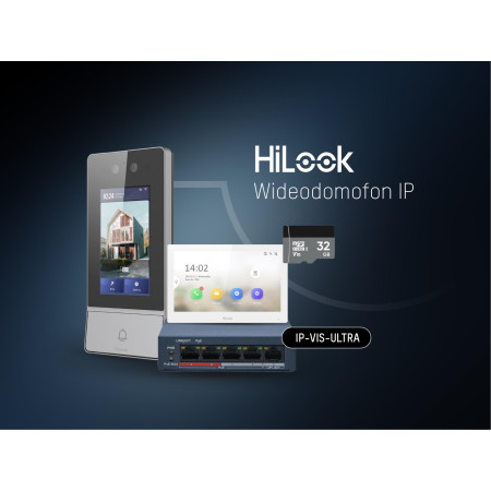 Zestaw wideodomofonowy IP Hilook by Hikvision IP-VIS-Ultra-W