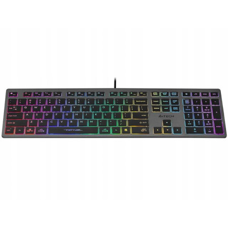 OUTLET_1: Klawiatura przewodowa A4tech FStyler FX60H Neon Backlit (OUTLET)