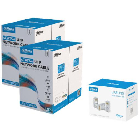 KABEL TELEINFORMATYCZNY SKRĘTKA UTP DAHUA PFM920I-5EUN Opakowanie zbiorcze 4szt