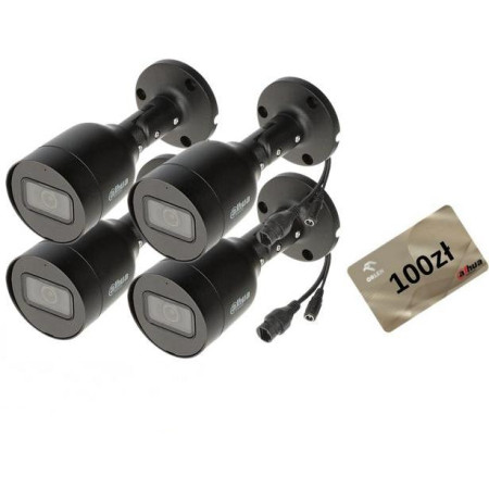 KAMERA IP DAHUA IPC-HFW1530S-0280B-S6-BLACK Opakowanie zbiorcze 4szt