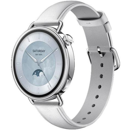 Smartwatch Xiaomi Watch S4 41mm Leather Strap biały