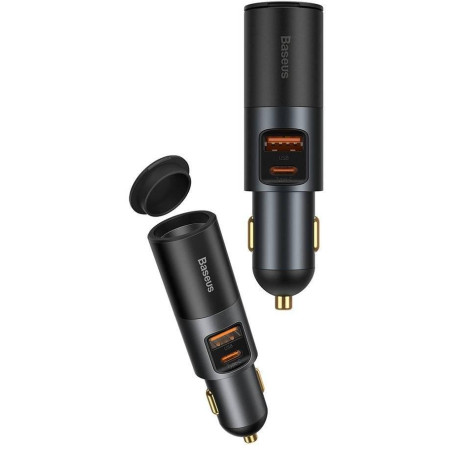 ŁADOWARKA SAMOCHODOWA Baseus Share Together 120W 3A 1x USB-A 1x USB-C PD 30W QC 4.0+