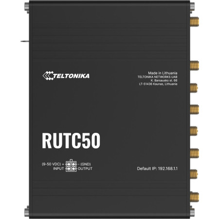 Teltonika RUTC50 router przemysłowy 5G (RUTC50200000)