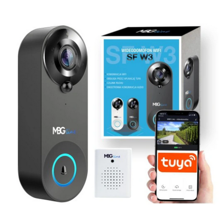 Wideodomofon MBG line SF W3 czarny