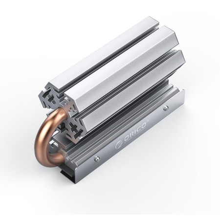 Radiator do dysku M.2 Orico M2HS6-SV-BP miedziany