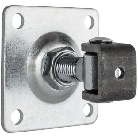 Zawias PSG 61.018 z szyldem 80x80x3mm - gwint M16 (regulowany)