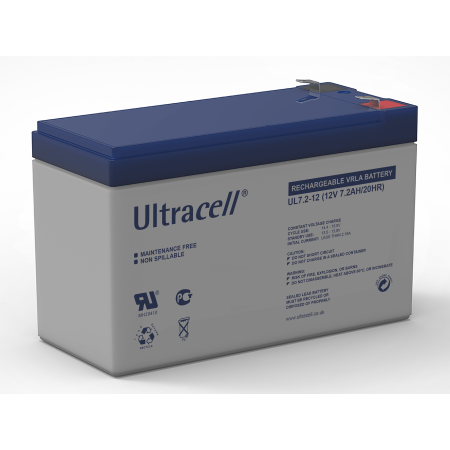 Akumulator AGM ULTRACELL UL 12V 7.2Ah F2