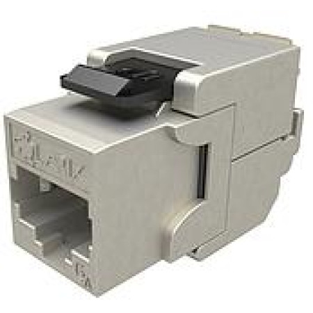 Moduł Keystone samozaciskowy Solarix Cat.6A STP RJ45 SXKJ-10G-STP-BK-SA