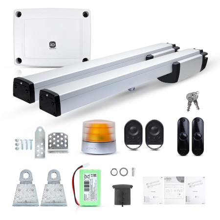 Zestaw Somfy Ixengo L 24V IO Comfort Pack do 8m bram dwuskrzydłowych
