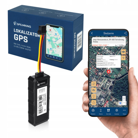 Lokalizator GPS Mking MK3 2G+4G ŚLEDZENIE POJAZDU ŁODZI ODCIĘCIE 