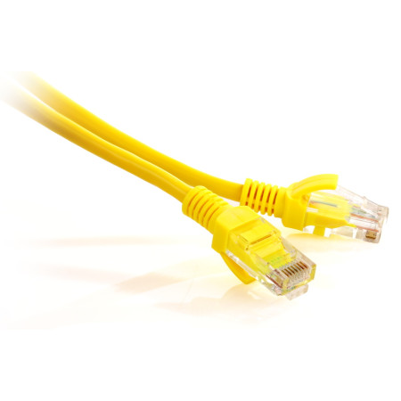 PATCHCORD SKRĘTKA GETFORT CAT.5E UTP 5m żółty