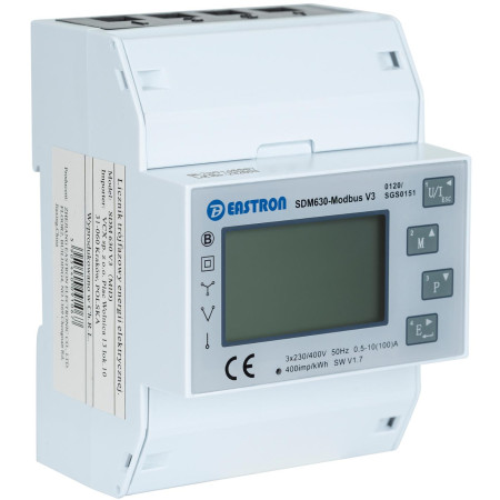 Licznik energii trójfazowy SDM 630 MODBUS V3