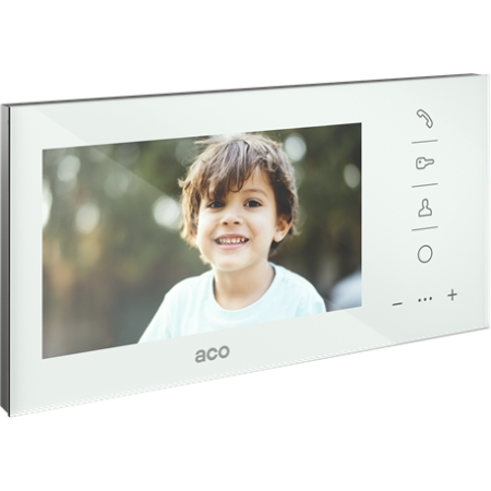 ACO GLASS-PRO-7 WH Monitor Familio COMO PRO 7 cali