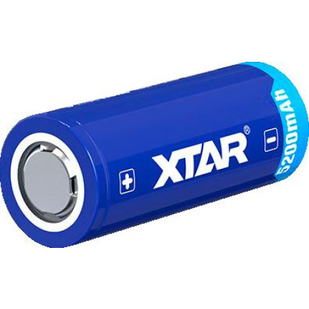 Akumulator 26650 Li-Ion 3,7V Xtar 5200mAh (1 szt.) z zabezpieczeniem