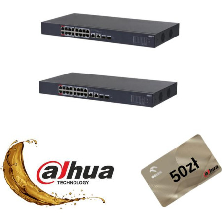 SWITCH DAHUA CS4218-16ET-240 Opakowanie zbiorcze 2szt.