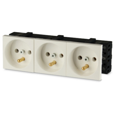 Gniazdo 3M elektryczne potrójne