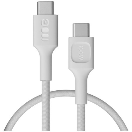 KABEL USB-C / USB-C Greencell PowerStream 30cm PD 100W biały w oplocie