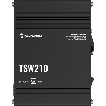 Teltonika TSW210 switch przemysłowy 8xGE 2xSFP PoE+ (TSW210000010) DIN