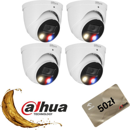 KAMERA IP TIOC 3.0 DAHUA IPC-HDW3849H-AS-PV-0280B-S5 Opakowanie zbiorcze 4szt.