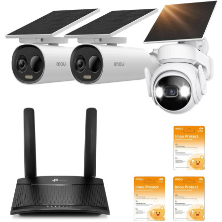 Zestaw kamer Imou Cell PT kit, Cell 3C AIO z routerem LTE